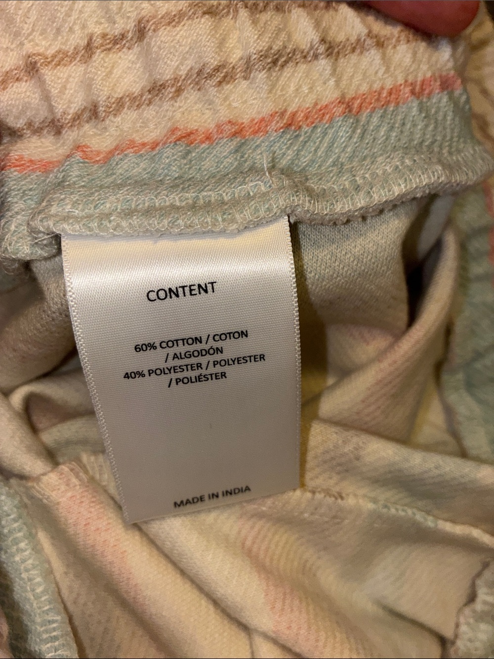 O’Neill Rosarita Pastel Striped Women’s Shorts- Size L- NWT - Picture 7 of 7
